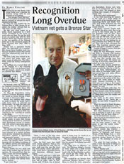 anthony jerone dog training school recognition long overdue